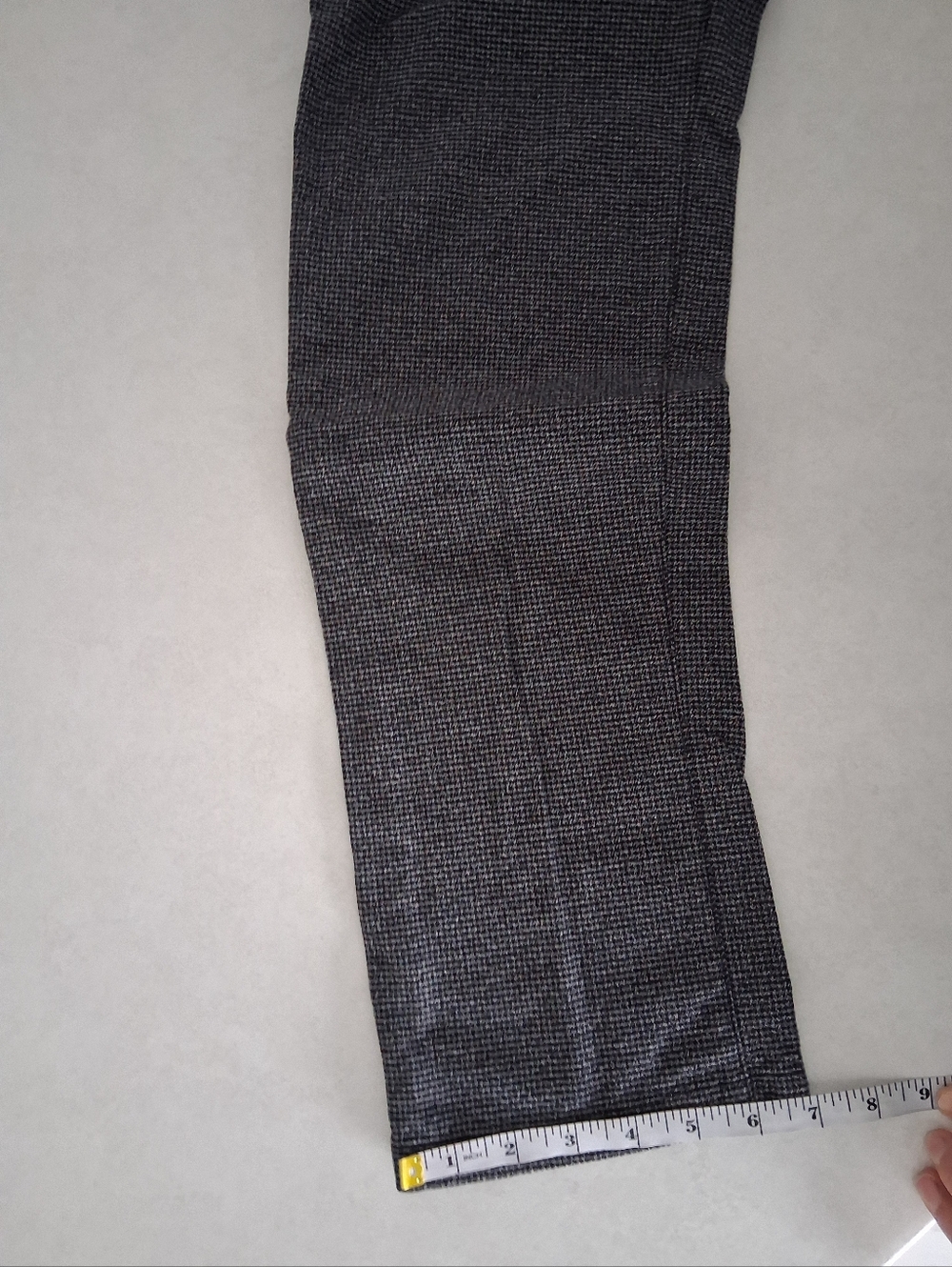 Frank + Oak/ Men's Newport Straight Houndstooth/ Gray Dress Pants/ Size US 31 - Picture 10 of 13